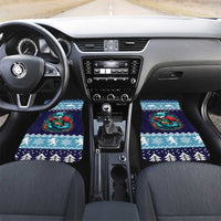 Cardiganshire Wales Christmas Car Mats Cardigan Bay Dolphin Rugby Design - Wonder Print Shop