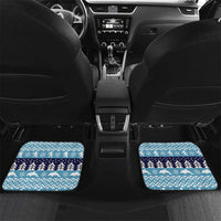 Cardiganshire Wales Christmas Car Mats Cardigan Bay Dolphin Rugby Design - Wonder Print Shop