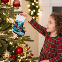 Cardiganshire Wales Christmas Christmas Stocking Cardigan Bay Dolphin Rugby Design - Wonder Print Shop