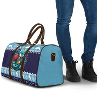 Cardiganshire Wales Christmas Travel Bag Cardigan Bay Dolphin Rugby Design - Wonder Print Shop