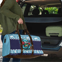 Cardiganshire Wales Christmas Travel Bag Cardigan Bay Dolphin Rugby Design - Wonder Print Shop