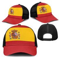 Spain Mesh Trucker Cap National Flag Colors - Wonder Print Shop