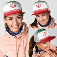 Iran Mesh Trucker Cap National Flag Colors - Wonder Print Shop