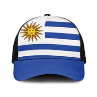 Uruguay Baseball Net Cap National Flag Colors - Wonder Print Shop