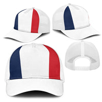 France Mesh Trucker Cap National Flag Colors - Wonder Print Shop