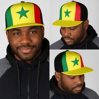 Senegal Mesh Trucker Cap National Flag Colors - Wonder Print Shop