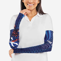Custom World Football 2026 Scotland Arm Sleeves Lion Mascot Go Scottish
