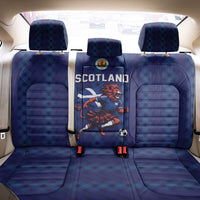 World Football 2026 Scotland Back Car Seat Cover Lion Mascot Go Scottish