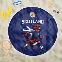 World Football 2026 Scotland Beach Blanket Lion Mascot Go Scottish