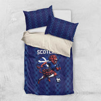 World Football 2026 Scotland Bedding Set Lion Mascot Go Scottish