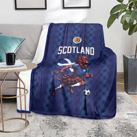 World Football 2026 Scotland Blanket Lion Mascot Go Scottish