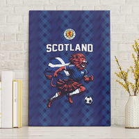 World Football 2026 Scotland Canvas Wall Art Lion Mascot Go Scottish