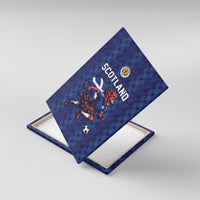 World Football 2026 Scotland Canvas Wall Art Lion Mascot Go Scottish
