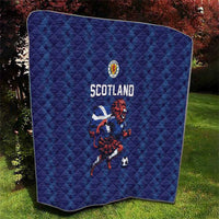World Football 2026 Scotland Quilt Lion Mascot Go Scottish