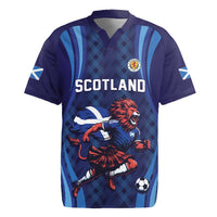 Custom World Football 2026 Scotland Rugby Jersey Lion Mascot Go Scottish