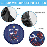 World Football 2026 Scotland Spare Tire Cover Lion Mascot Go Scottish