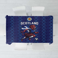 World Football 2026 Scotland Tablecloth Lion Mascot Go Scottish