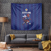 World Football 2026 Scotland Tapestry Lion Mascot Go Scottish
