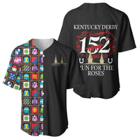 Kentucky Horse Racing 152nd Baseball Jersey Run for the Roses 2026 Black Edition