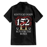 Kentucky Horse Racing 152nd Hawaiian Shirt Run for the Roses 2026 Black Edition