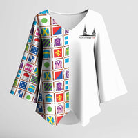 Kentucky Horse Racing 152nd Kimono Sleeve Blouse Run for the Roses 2026 White Edition