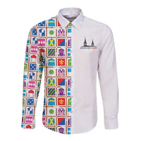 Kentucky Horse Racing 152nd Long Sleeve Button Shirt Run for the Roses 2026 White Edition