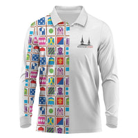 Kentucky Horse Racing 152nd Long Sleeve Polo Shirt Run for the Roses 2026 White Edition