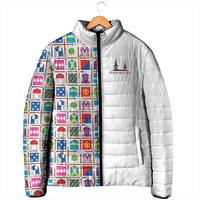 Kentucky Horse Racing 152nd Padded Jacket Run for the Roses 2026 White Edition