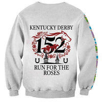 Kentucky Horse Racing 152nd Sweatshirt Run for the Roses 2026 White Edition