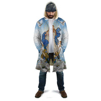 Italy Immaculate Conception Feast Day Cloak Virgin Mary with Cross And Lily Flower - Wonder Print Shop