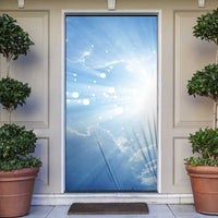 Italy Immaculate Conception Feast Day Door Cover Virgin Mary with Cross And Lily Flower - Wonder Print Shop