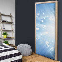 Italy Immaculate Conception Feast Day Door Cover Virgin Mary with Cross And Lily Flower - Wonder Print Shop