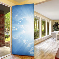 Italy Immaculate Conception Feast Day Door Cover Virgin Mary with Cross And Lily Flower - Wonder Print Shop