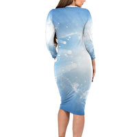 Italy Immaculate Conception Feast Day Family Matching Long Sleeve Bodycon Dress and Hawaiian Shirt Virgin Mary with Cross And Lily Flower LT19