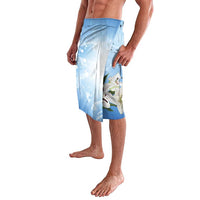 Italy Immaculate Conception Feast Day Lavalava Virgin Mary with Cross And Lily Flower LT19