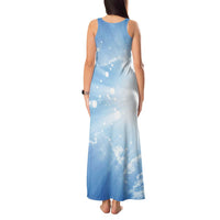 Italy Immaculate Conception Feast Day Tank Maxi Dress Virgin Mary with Cross And Lily Flower LT19