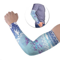 Cardiganshire Wales Christmas Arm Sleeves Ceredigion Herring Celtic Knot - Wonder Print Shop