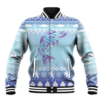 Cardiganshire Wales Christmas Baseball Jacket Ceredigion Herring Celtic Knot - Wonder Print Shop