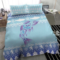 Cardiganshire Wales Christmas Bedding Set Ceredigion Herring Celtic Knot - Wonder Print Shop