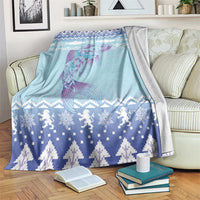 Cardiganshire Wales Christmas Blanket Ceredigion Herring Celtic Knot - Wonder Print Shop