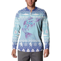 Cardiganshire Wales Christmas Button Sweatshirt Ceredigion Herring Celtic Knot - Wonder Print Shop