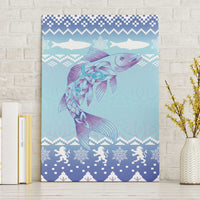 Cardiganshire Wales Christmas Canvas Wall Art Ceredigion Herring Celtic Knot - Wonder Print Shop