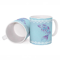 Cardiganshire Wales Christmas Ceramic Mug Ceredigion Herring Celtic Knot - Wonder Print Shop