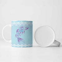 Cardiganshire Wales Christmas Ceramic Mug Ceredigion Herring Celtic Knot - Wonder Print Shop