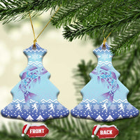 Cardiganshire Wales Christmas Ceramic Ornament Ceredigion Herring Celtic Knot - Wonder Print Shop