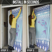 Cardiganshire Wales Christmas Door Cover Ceredigion Herring Celtic Knot - Wonder Print Shop