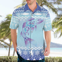 Cardiganshire Wales Christmas Hawaiian Shirt Ceredigion Herring Celtic Knot - Wonder Print Shop