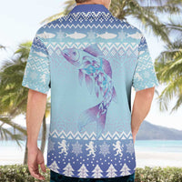Cardiganshire Wales Christmas Hawaiian Shirt Ceredigion Herring Celtic Knot - Wonder Print Shop