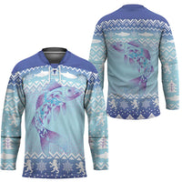 Cardiganshire Wales Christmas Hockey Jersey Ceredigion Herring Celtic Knot - Wonder Print Shop