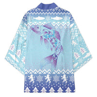 Cardiganshire Wales Christmas Kimono Ceredigion Herring Celtic Knot - Wonder Print Shop